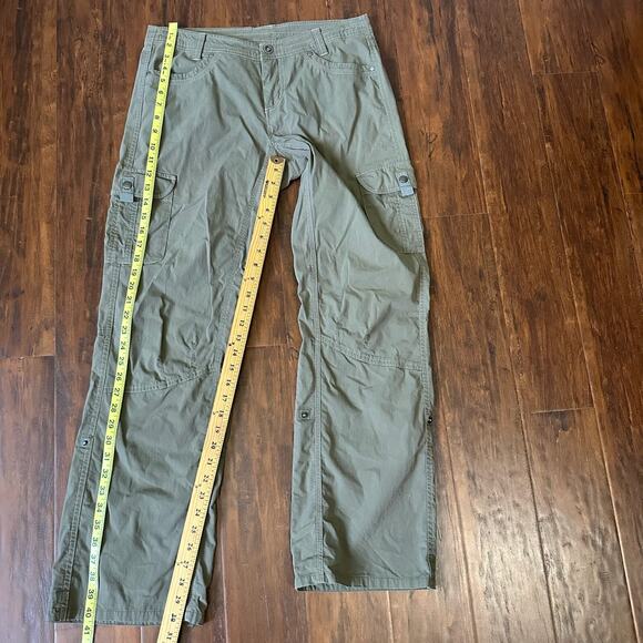 KUHL Splash Roll-Up Pant Olive Green Cargo Straight Camping Hiking - Picture 15 of 16